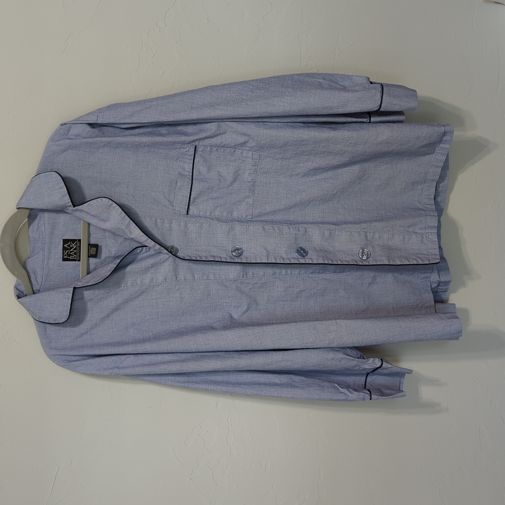 JOS. A. BANK BUTTON-DOWN BLUE SHIRT SIZE L.